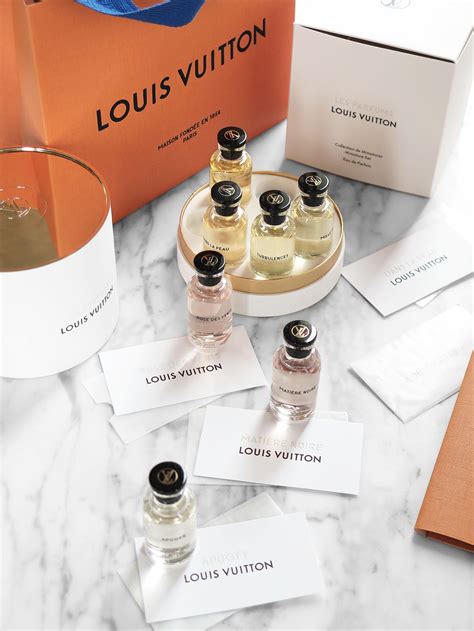 where to buy louis vuitton sample fragrance|louis vuitton miniature set.